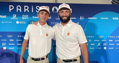 Jon Rahm y David Puig golf