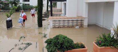 Inundación de 2009 en la Torre Golf Resort, en Torre-Pacheco (Murcia).