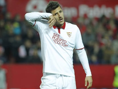 Jovetic, en un lance del Sevilla-Madrid. 