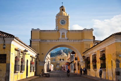 La Antigua, hermosa ciudad colonial declarada Patrimonio de la Humanidad.