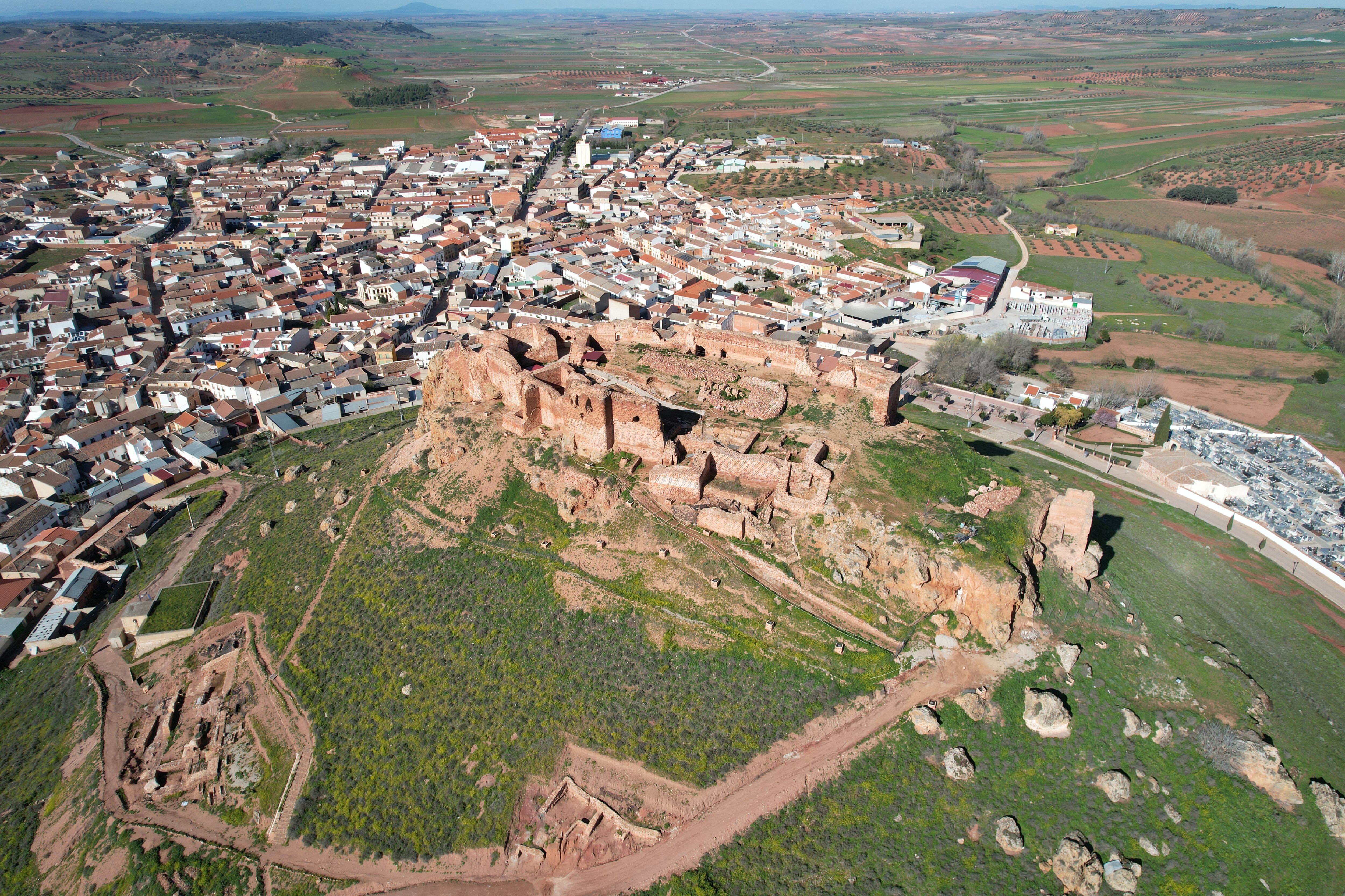 Imagen aérea del Castillo de la Estrella.