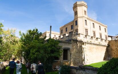 Las bodegas Palacio de la Vega, en Dicastillo (Navarra). 