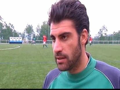 Oscar Pereiro se estrena como futbolista