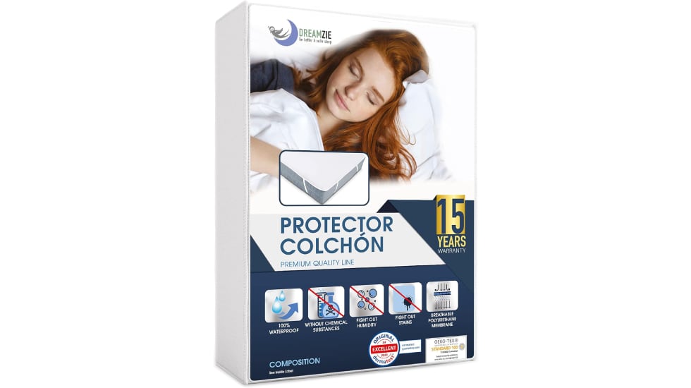 Protector antiácaros impermeable para el colchón.