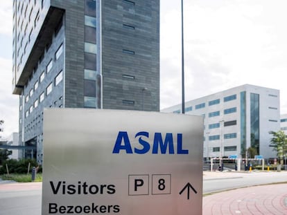 Sede central de ASML en Veldhoven, Países Bajos.