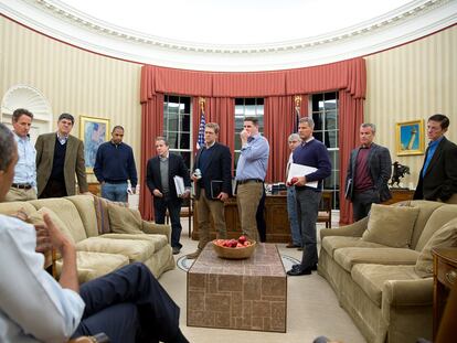 ¿Dónde están las mujeres de Obama?