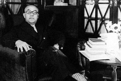 El periodista y escritor Agustí Calvet Pascual &#39;Gaziel&#39;, en 1937.