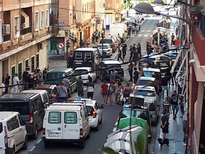 La riña tumultuaria del miércoles en el barrio valenciano de Orriols se saldó con nueve personas detenidas y otras tres heridas.