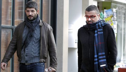 George Michael y Fadi Fawaz en Amsterdam en 2012.