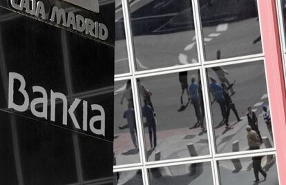 Sede de Bankia en el Paseo de la Castellana, Madrid.