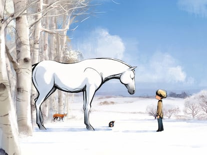 Una imagen del cortometraje 'El niño, el topo, el zorro y el caballo'