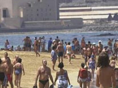 Imagen de la Playa de Las Canteras, en Las Palmas de Gran Canaria.