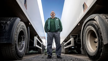 Julián, un camionero de Valencia.