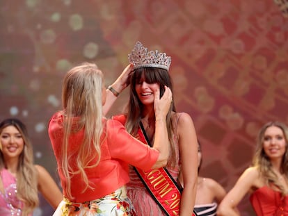 Emilie Vansteenkiste era coronada como Miss Bélgica, este sábado en La Panne.
