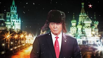 Fotograma de 'Our new president', el documental de Maxim Pozdorovkin sobre la construcción de la imagen de Donald Trump por los medios oficiales rusos.