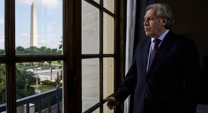 Almagro inside his Washington DC office.