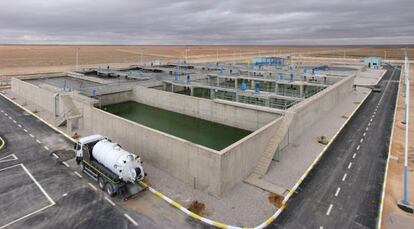 Planta de agua desarrollada por PMS en Mecheria, Argelia. La construcci&oacute;n acab&oacute; a finales de 2013 y est&aacute; en explotaci&oacute;n desde enero.