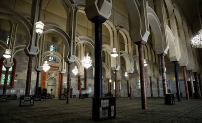 La sala de oración de la Mezquita de la M-30.