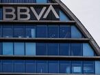 Fachada de la sede corporativa del BBVA, en el distrito de Las Tablas en Madrid. EFE/Emilio Naranjo/Archivo