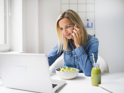 El teletrabajo mejora los hábitos alimentarios, aunque con un pero