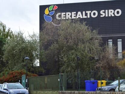 La fábrica de Cerealto Siro en Venta de Baños (Palencia).