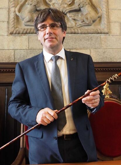 Carles Puigdemont, alcalde de Girona.
