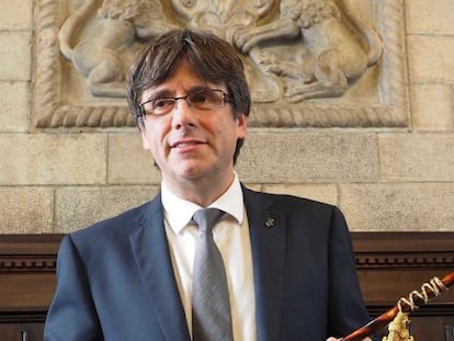 Carles Puigdemont, alcalde de Girona.