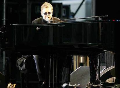 Elton John, en Collado Villalba.