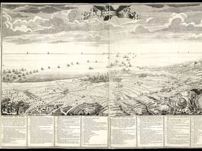 "Barcelona Gran Mare", diu el gravat del 1718 fet a Viena per l'enginyer exiliat Francesc de Santacruz.