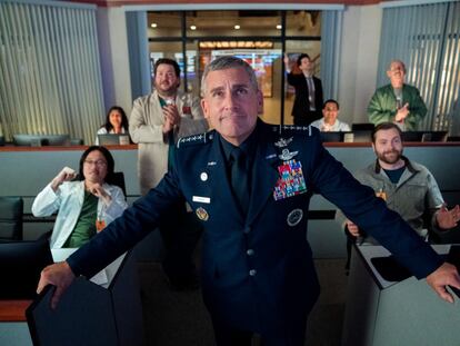 Steve Carell, protagonista de la comedia 'Space Force'.