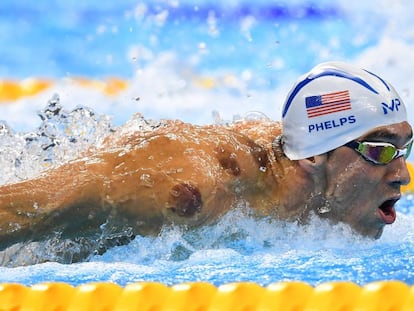 Phelps na prova de 200m borboleta nesta segunda-feira