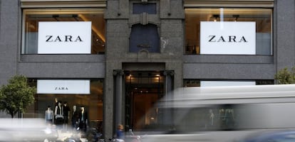 Fachada de una tienda de Zara en Madrid.