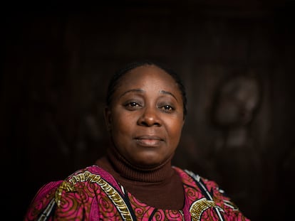 Yvette Mushigo, abogada y activista congoleña, este martes en Madrid.