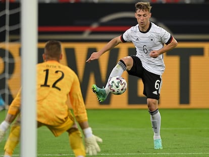 El jugador alemán Joshua Kimmich durante el partido amistoso entre Alemania y Letonia del 7 de junio de 2021.
