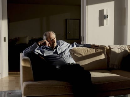 Philip Roth, en su casa en Manhattan, el pasado 5 de enero.