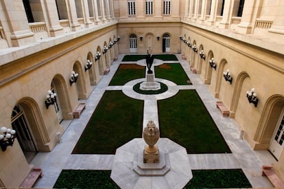 Vista del interior del capitolio en La Habana. Diseñado por los arquitectos cubanos Raúl Otero y Eugenio Rayneri Piedra e inaugurado en 1929 durante el mandato de Gerardo Machado después de tres años de construcción.