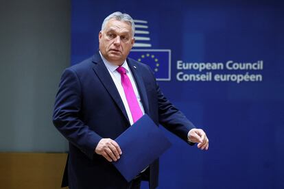 El primer ministro húngaro, Viktor Orbán, acudió a Bruselas para el Consejo Europeo del pasado 26 de octubre.