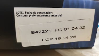 Langostinos y marisco con la fecha manipulada en Córdoba