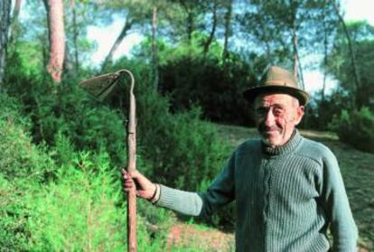 Paco Reyes, trabajador de la finca de El Pinar del Faro, en Doñana.