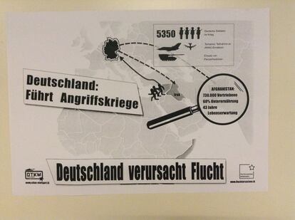 El metro en Stuttgart (sur de Alemania) está lleno de carteles informativos sobre qué está pasando en Irak y Siria, por qué cientos de miles de personas están huyendo hacia Alemania y cuáles son las consecuencias.