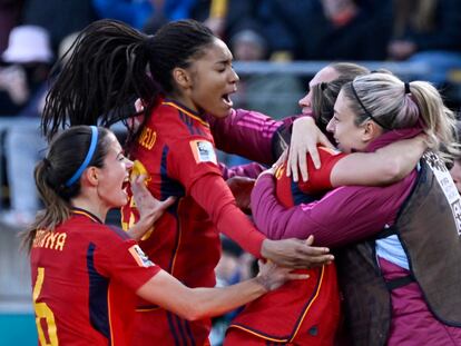 La victoria de España ante Países Bajos en el Mundial femenino, en imágenes