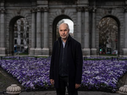 Horacio Rodríguez Larreta, alcalde de Buenos Aires (Argentina), este martes en Madrid.