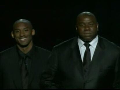 Kobe Bryant y Magic Johnson rinden homenaje al "Rey del Pop"