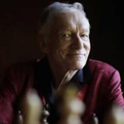 El fundador de Playboy Hugh Hefner