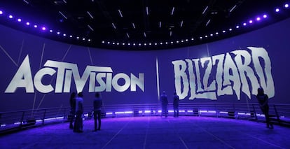 Estand de Activision Blizzard en el último CES de Las Vegas. 