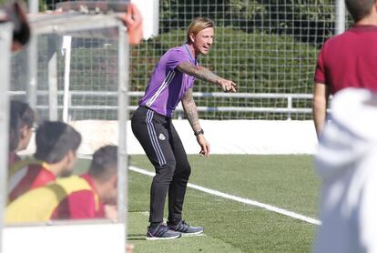 Guti, el pasado mes de octubre, en el partido contra el Atl&eacute;tico. 
 
 