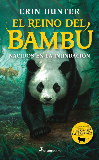 Portada de 'Nacidos en la inundación. El reino del bambú', de Erin Hunter. EDITORIAL SALAMANDRA
