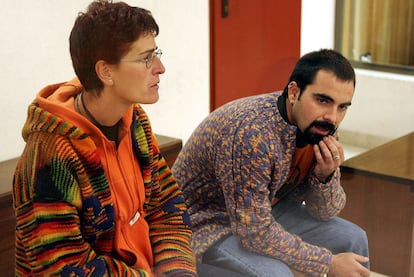 La terrorista Belén Egüés, durante un juicio en la Audiencia Nacional, en una imagen de archivo.