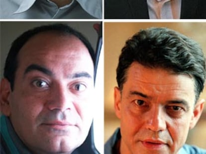 De izquierda a derecha, Alejandro Amenábar, Fran Llorente, José Corbacho y Joaquim Maria Puyal.