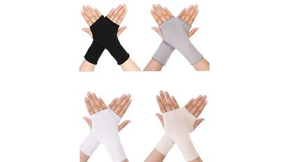 guantes manicura, guantes manicura amazon, guantes de protección UV, guantes de manicura de gel, guantes de uña, ¿qué peligros tienen las lámparas de manicura?, ¿qué riesgos tiene hacerse la manicura permanente?, cuidado de las manos, protectores solares